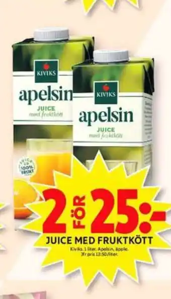 ICA Maxi Kivik juice erbjuda