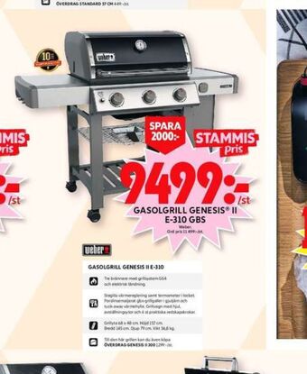 Weber gasolgrill
