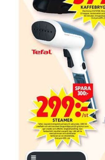 Tefal steamer