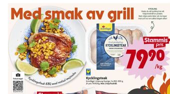 Kronfågel kycklingsteak