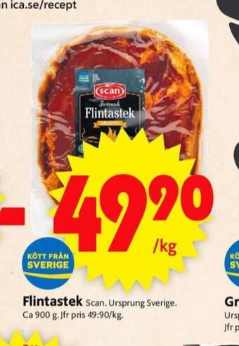 ICA Supermarket Scan flintastek erbjuda