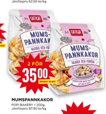 Willys Pop pannkakor erbjuda