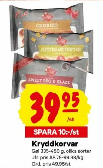 City Gross Gøl Kryddkorv erbjuda