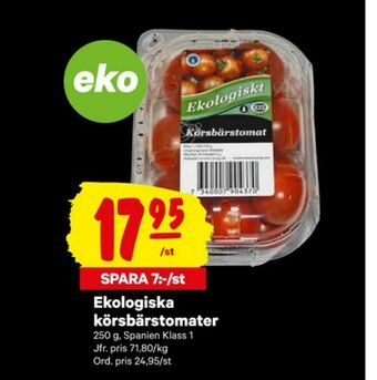 City Gross Körsbärstomater erbjuda