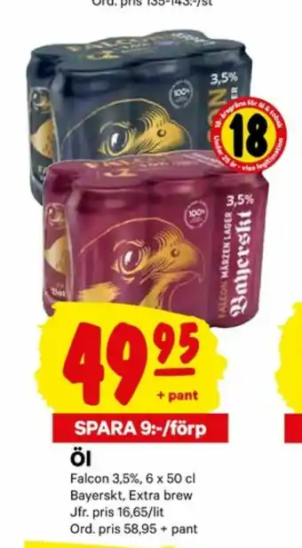 City Gross Falcon Extra Brew Öl erbjuda