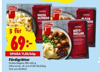 City Gross Findus Färdigrätter erbjuda