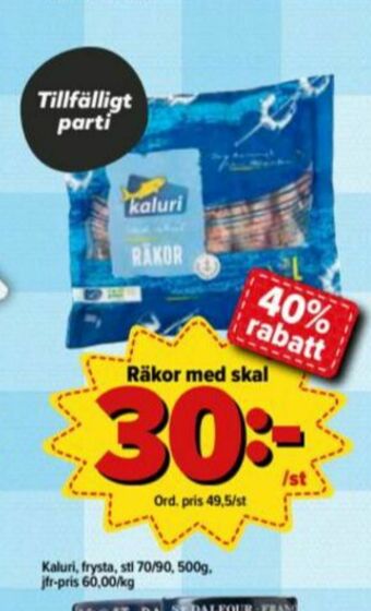 Kaluri Räkor med skal