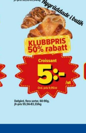 Dafgårds Butiksbakat kaffebröd