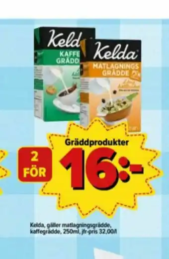 Kelda Matlagningsgrädde