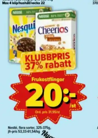 Cheerios Frukostprodukt