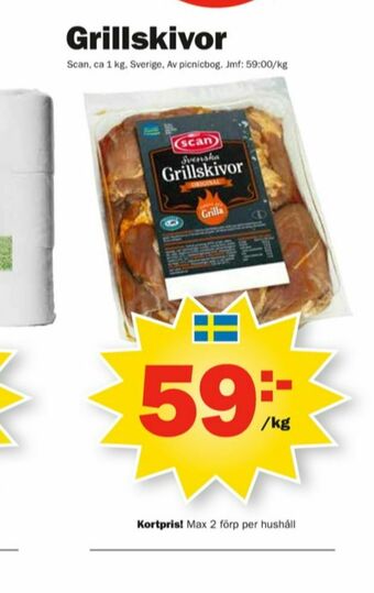 Pekås Scan Grillskiva erbjuda