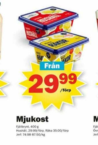 Pekås Fjällbrynt Mjukost erbjuda