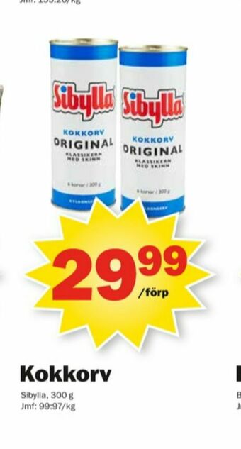 Pekås Sibylla Kokkorv erbjuda