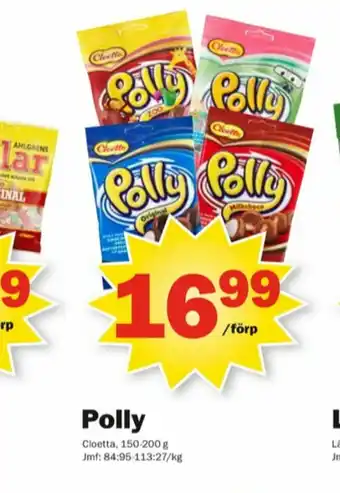 Pekås Polly Godispåsar erbjuda