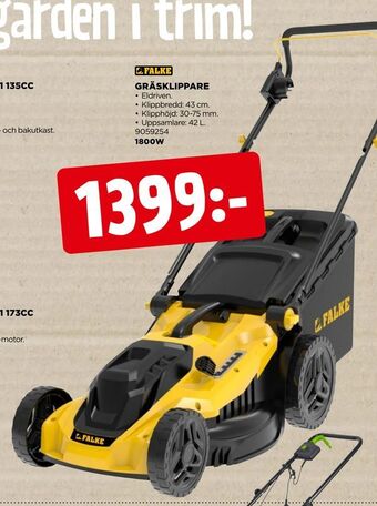 Jem&Fix Gräsklippare erbjuda