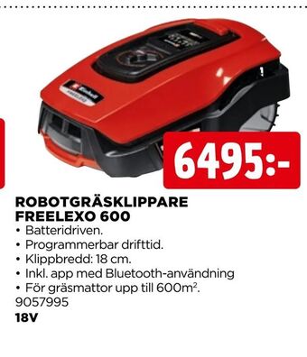 Jem&Fix Robotgräsklippare freelexo 600 erbjuda