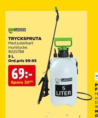 Jem&Fix Tryckspruta erbjuda