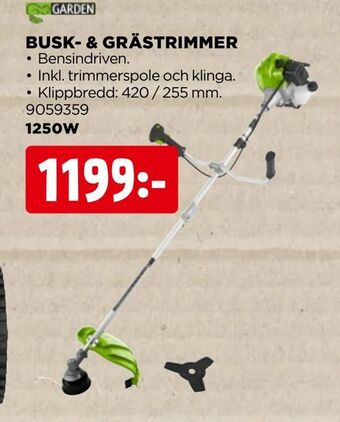 Jem&Fix Busk- & grästrimmer erbjuda