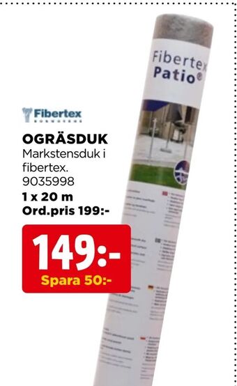 Jem&Fix Ogräsduk erbjuda