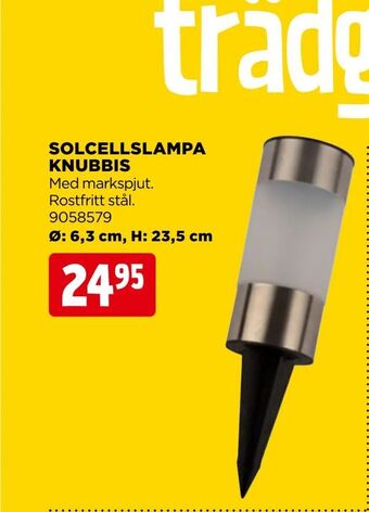 Jem&Fix Solcellslampa knubbis erbjuda