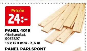 Jem&Fix Panel 4019 erbjuda