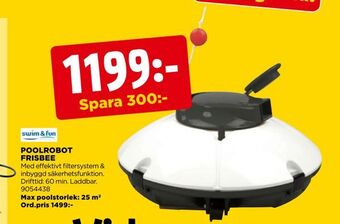 Jem&Fix Poolrobot frisbee erbjuda