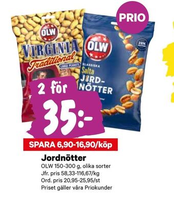 City Gross Jordnötter erbjuda