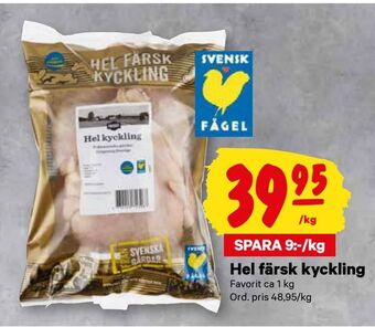 City Gross Hel färsk kyckling erbjuda