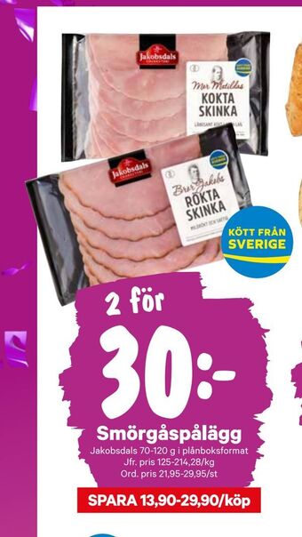 City Gross Smörgåspålägg erbjuda