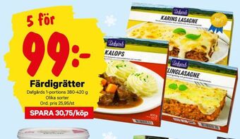 City Gross Färdigrätter erbjuda