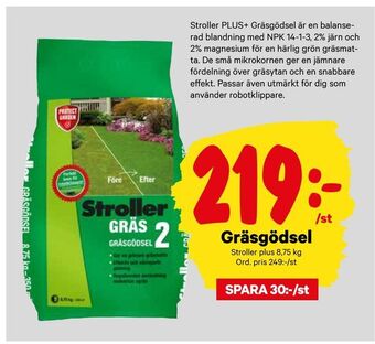 City Gross Gräsgödsel erbjuda