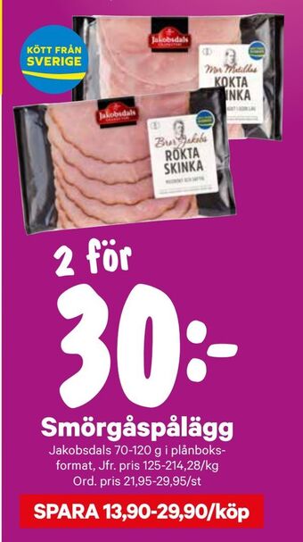 City Gross Smörgåspålägg erbjuda