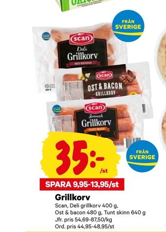 City Gross Grillkorv erbjuda