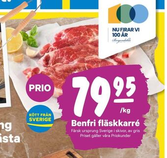 City Gross Benfri fläskkarré erbjuda