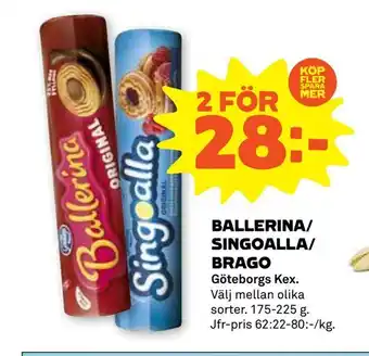 Coop Forum Ballerina/ singoalla/ brago erbjuda