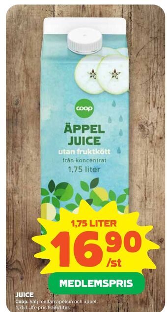 Coop Forum Juice erbjuda