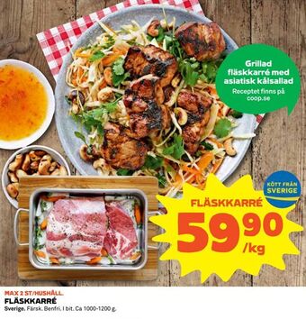 Coop Konsum Fläskkarré erbjuda