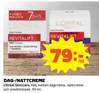 Coop Daglivs Dag-/nattcreme erbjuda