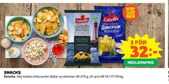 Coop Daglivs Snacks erbjuda