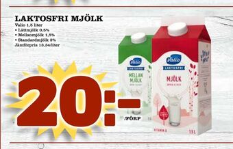 Din Mat Laktosfri mjölk erbjuda