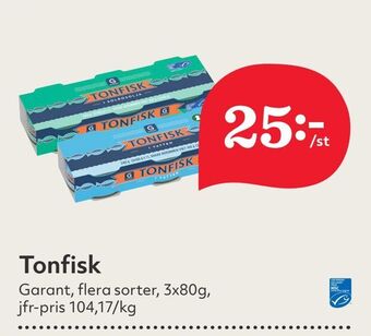 Hemköp Tonfisk erbjuda