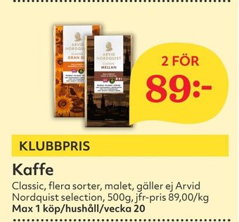 Hemköp Kaffe erbjuda