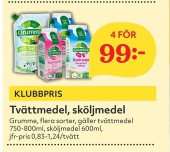 Hemköp Tvättmedel, sköljmedel erbjuda