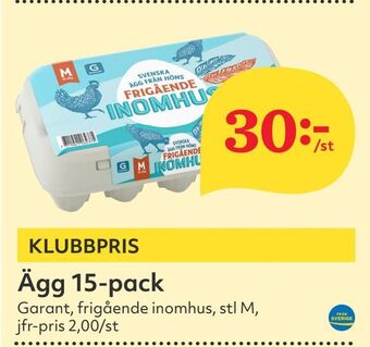 Hemköp Ägg 15-pack erbjuda
