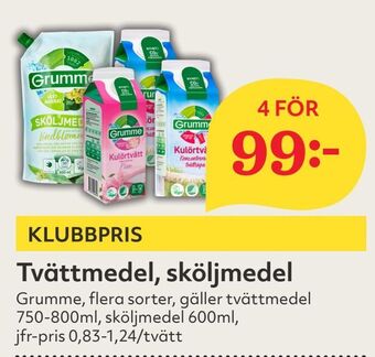 Hemköp Tvättmedel, sköljmedel erbjuda