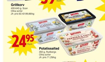Matöppet Potatissallad erbjuda