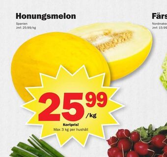Pekås Honungsmelon erbjuda