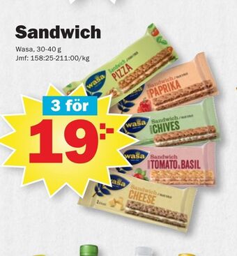 Pekås Sandwich erbjuda