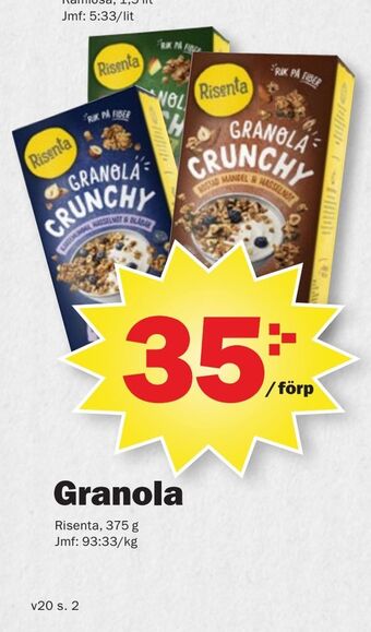 Pekås Granola erbjuda