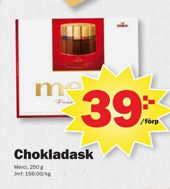 Pekås Chokladask erbjuda